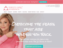 Tablet Screenshot of fearlessliving.org